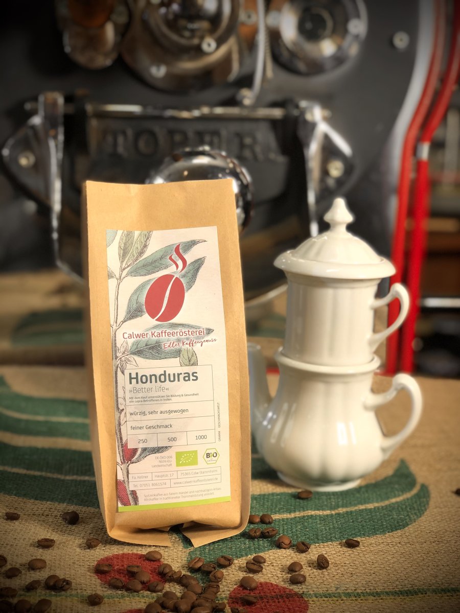 Honduras Better Life Biokaffee Bohne 250g 6 30