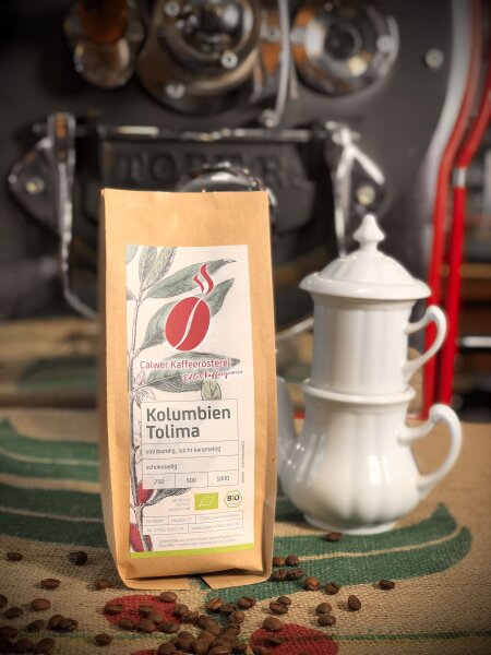 Kolumbien Tolima BIO filterfein gemahlen 250g